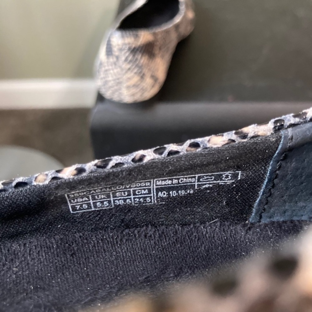 Vionic | Caballo Snake Print Pointed Toe Orthotic… - image 8